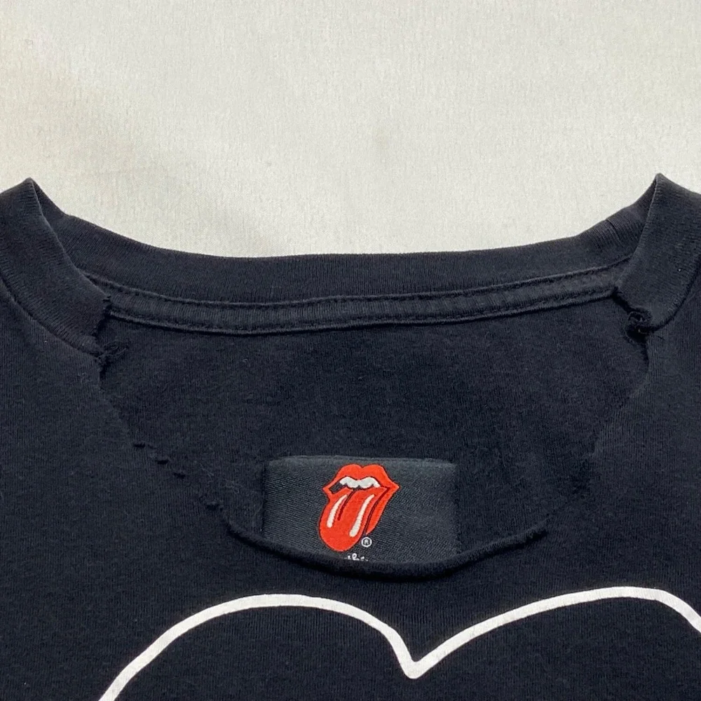 Rolling Stones Tour Of Europe '76 T-Shirt Boys 11/12 Large Black Forever 21 READ